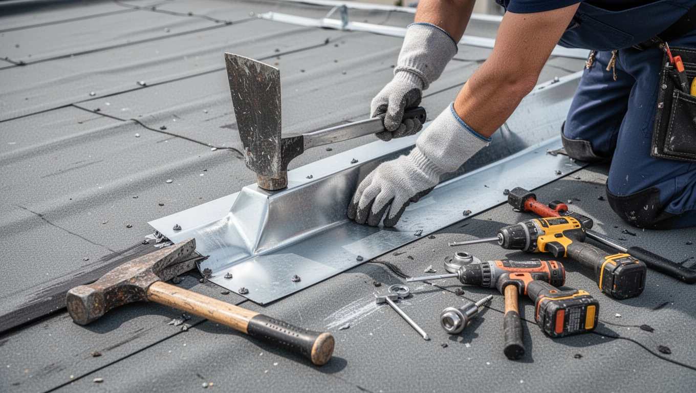 Roof Flashing Repair