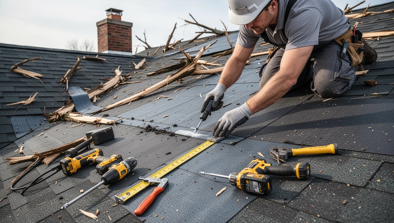 Wind Damage Roof Repair